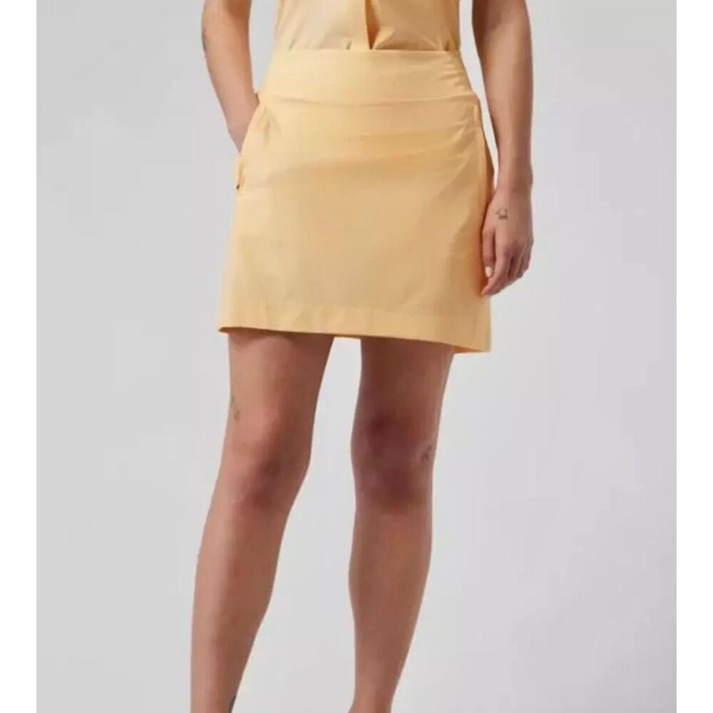 ATHLETA Skort BROOKLYN TENNIS Short Lunaria Yellow size 10